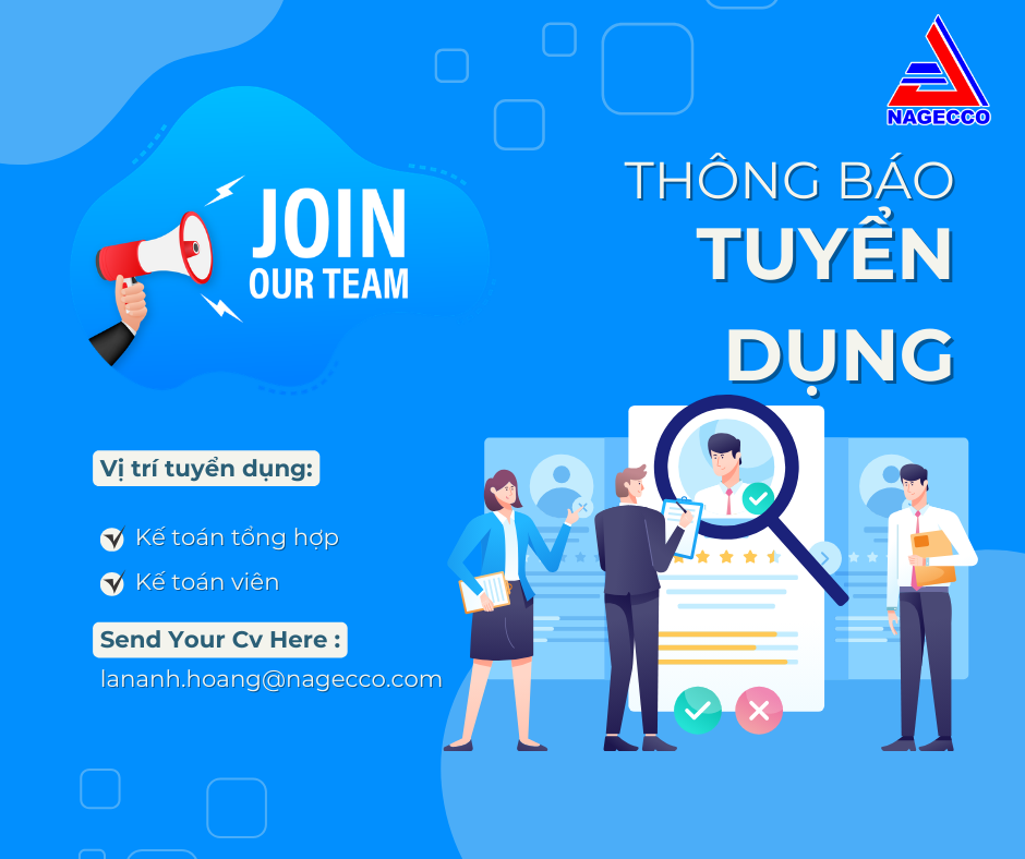 [NAGECCO] THÔNG BÁO TUYỂN DỤNG NHÂN SỰ KẾ TOÁN